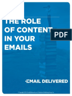 Role of Content in Emails