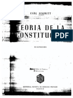 Teroria de La Constitucion - Carl Schmitt