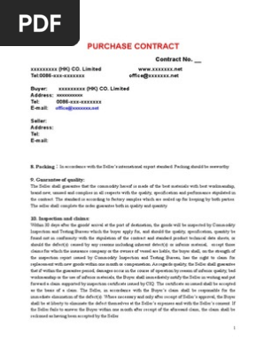 General Contract
