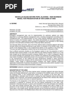 Download Secovlje Salina Nature Park by Slovenian study references  SN22583167 doc pdf