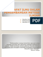 Download Ppt Filsafat Ilmu Dalam Pengembangan Metode Ilmiah by Muhammad Ridwan SN225832422 doc pdf
