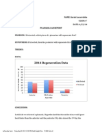 Planaria Lab Report