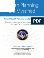 FREE - Master Class in Health Planning - Dubai - 3rd June 2014