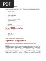 CSS Examination