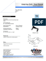 RAM No-Drill Seat Bases