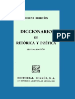 Helena Beristain - Diccionario de Retorica y Poetica