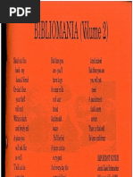 Bibliomania I vol. 2 (1991)