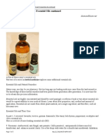 Natural First Aid Kit Part 2 Essential Oils Continued