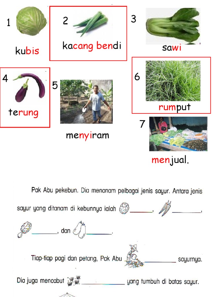 latihan penulisan B.Melayu Tahun 1