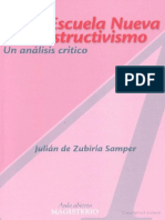 Zuburia Samper, Julian de - De La Escuela Nueva Al Constructivismo