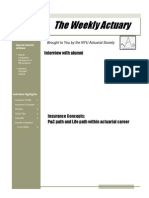 The Weekly Actuary - Issue 3 - Template