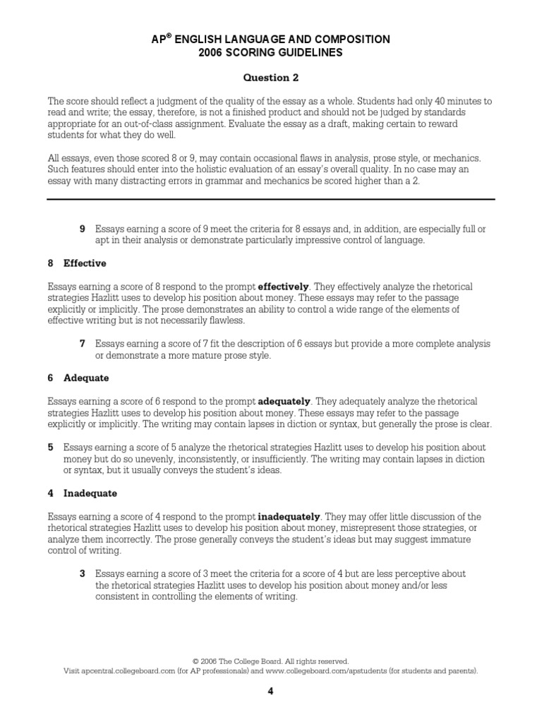 Ap rhetorical analysis essay example picture
