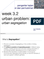 Kajian Kota Week 3.1.Urban Segregation