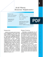 Acid Slurry (ALKYL Benzene Sulphonate) : Ntroduction Arket Otential