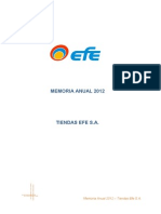 Memoria 2012 Efe