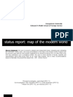 SFS Academic Council Report On Map of The Modern World Changes