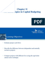 CH 11 Capital Budgeting- Advanced