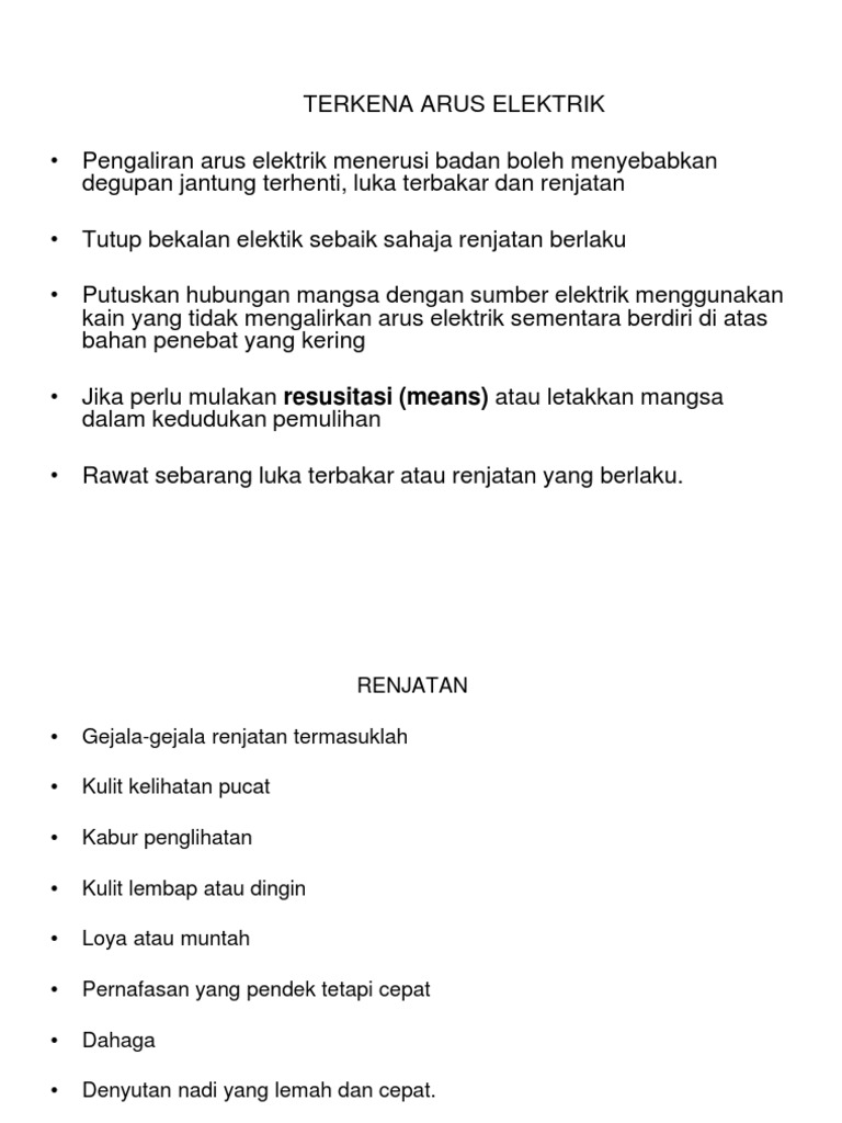 Asas Pertolongan Cemas Power Point Pdf