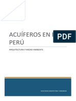Acuíferos en El Perú