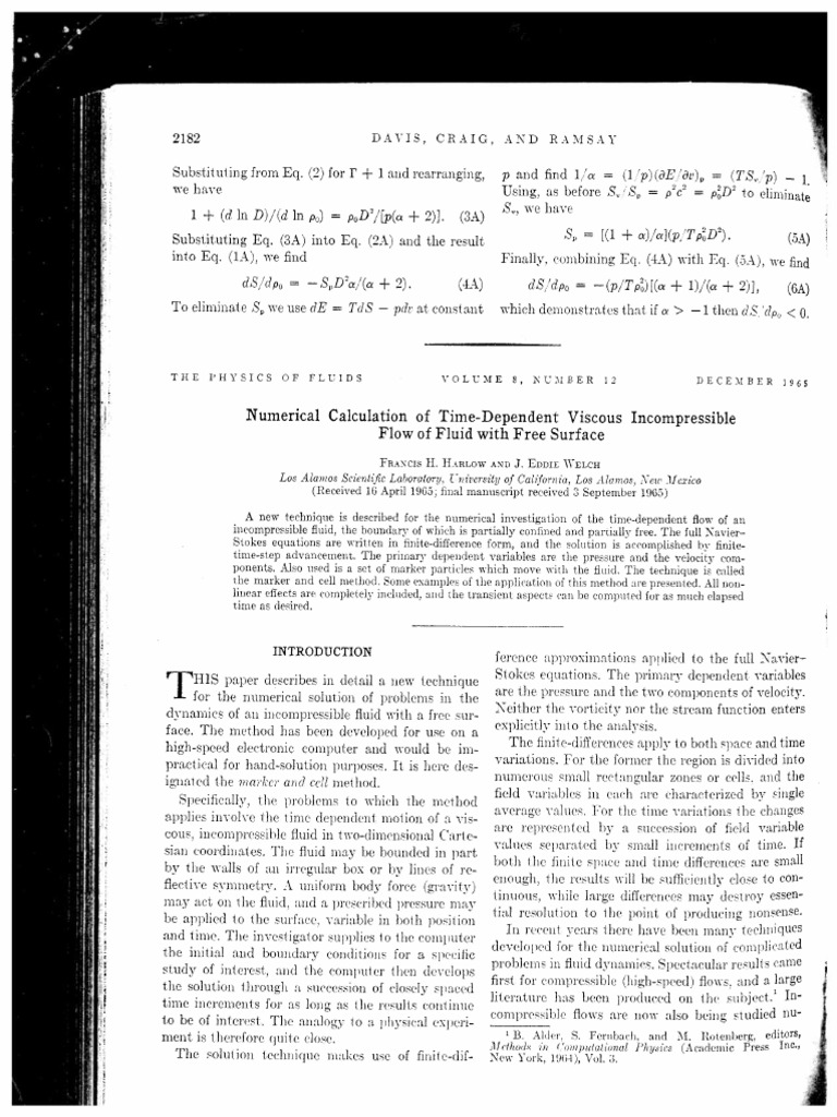 The MAC Method in CFD | PDF