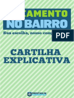 Orçamento No Bairro ONB Floripa Cartilha