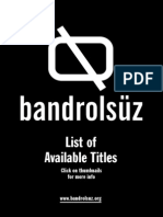 Bandrolsuz Publishers Collective Sales List 052014