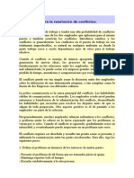 Siete Pasos para La Resolución de Conflictos