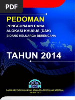 Download JUKNIS DAK BKKbN 2014 PEDOMAN DAK BIDANG KB TAHUN 2014 by Redis Morgan Manik SN225907003 doc pdf