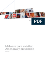 Malware para Movile Amenazas y Prevencion