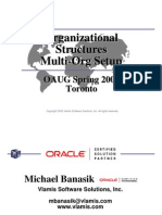 Oracle Multi-Org