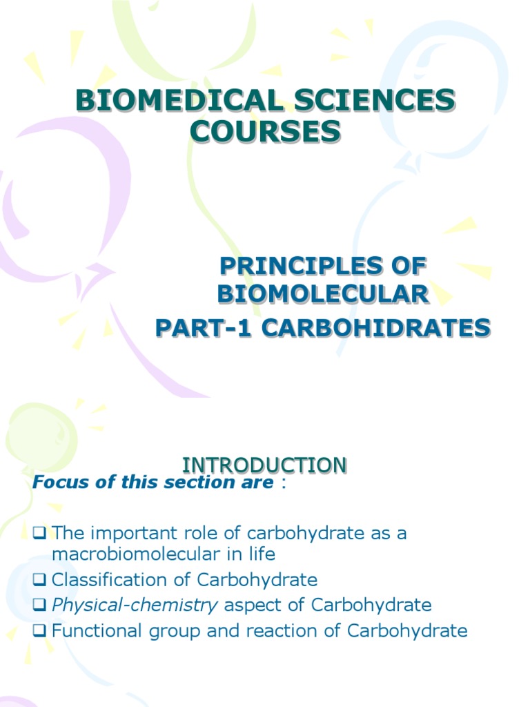 Classification of Monosaccharides | PDF | Carbohydrates | Glucose