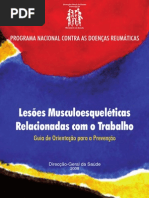 Guia de Orientacao Para a Prevencao de Lesões Musculoesqueléticas Relacionadas Com o Trabalho