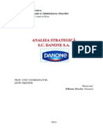 Referat Analiza Strategica A Grupului Danone