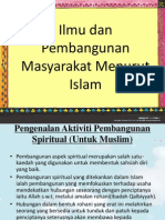 Ilmu Dan Pembangunan Masyarakat Menurut Islam