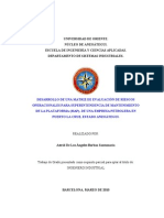 Tesis - Desarrollo de Una Matriz de Evaluación de Riesgos Operacionales