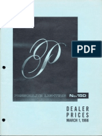 Prescolite Dealer Pricing List 15D 1966