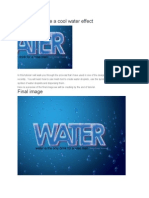 Tutorial: Create A Cool Water Effect