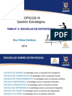 Gesti N Estrat Top III 3 Escuelas de Estrategias 2014 PDF