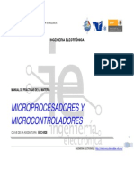Microprocesadores y Microcontroladores
