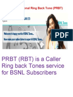 PRBT Is A Caller Ring Back