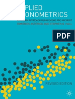 Applied Econometrics A Modern Approach Using Eviews and Microfit