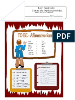 1. Ficha de Trabalho - Verb to Be - Affirmative (1)