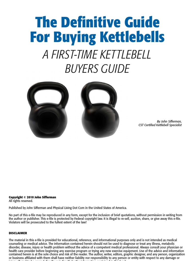 Definitive Guide For Buying Kettlebells PDF