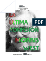 MORRIS WEST La Ultima Confesion