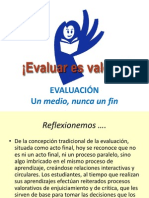 Evaluación de Los Aprendizajes