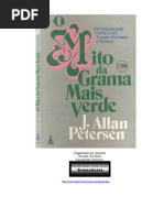 o Mito Da Grama Mais Verde - j. Allan Petersen