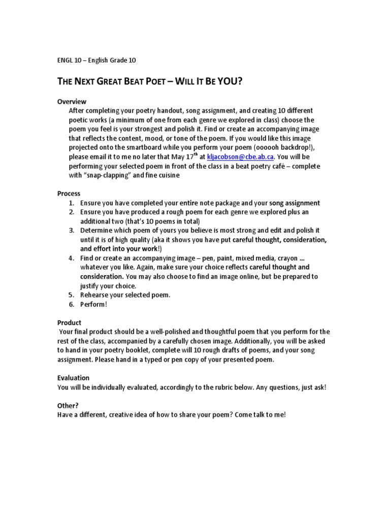 Free poetry analysis essays picture