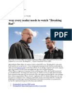 Why Every Leader Needs To Watch "Breaking Bad": Business Books