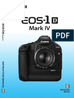 Canon EOS 1D Mark IV Owners Manual 