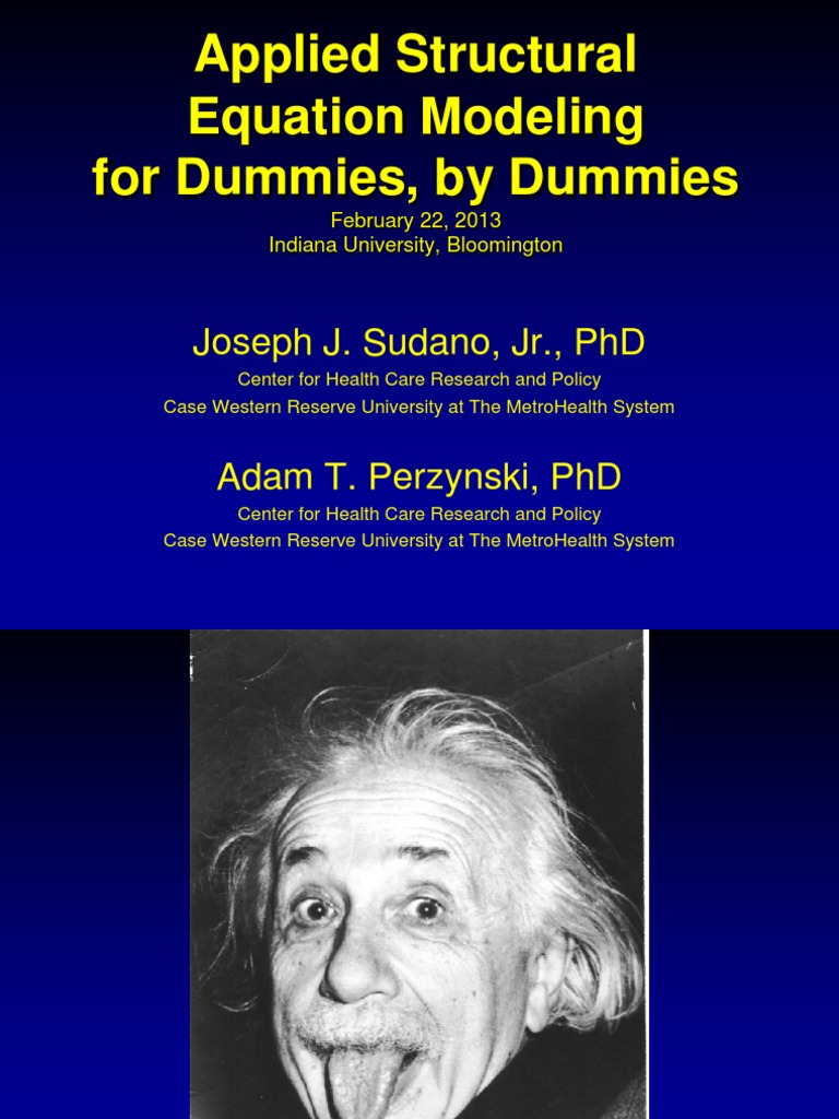 SEM Basics for Beginners | PDF | Structural Equation Modeling ...